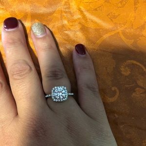 925 ring with cz stone